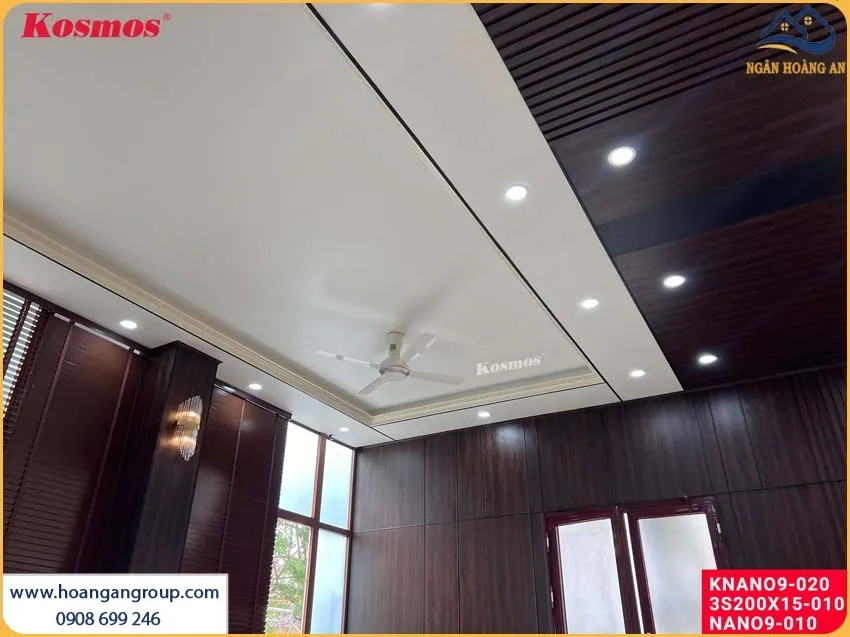 Thi Công Ốp Trần Tấm Nhựa Nano Giả Gỗ Chống Cháy Lan, An Toàn Thi Công Ốp Trần Tấm Nhựa Nano Giả Gỗ Chống Cháy Lan, An Toàn