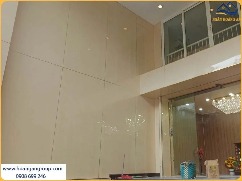 Ốp Tường Tấm Nhựa PVC Giả Đá Thi Công Nhanh, Ít Bảo Trì