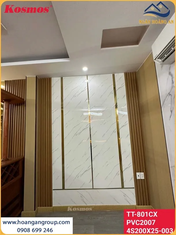 Khách Hàng Tại TPHCM Ưa Chuộng Tấm PVC Giả Đá Ốp Tường Cho Nhà Ở