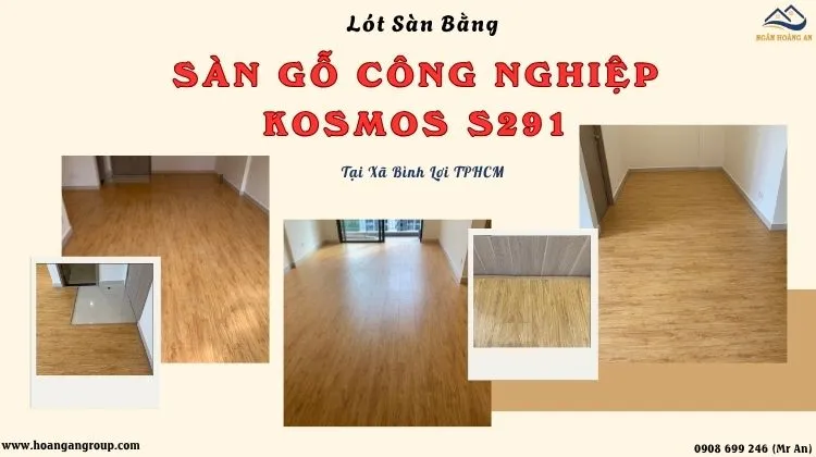 Thi Công Sàn Gỗ Công Nghiệp Kosmos S291 Tại Xã Bình Lợi Thi Công Sàn Gỗ Công Nghiệp Kosmos S291 Tại Xã Bình Lợi