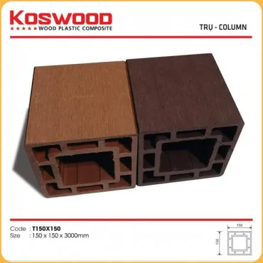 Lam Trụ Pergola Gỗ Nhựa Ngoài Trời Kosmos T150 x 150
