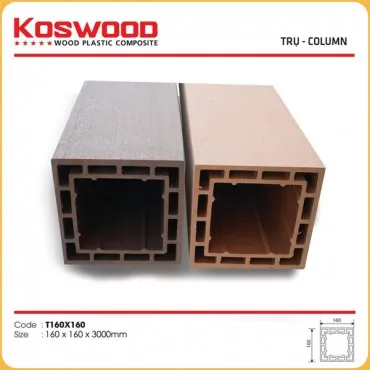 Lam Trụ Pergola Gỗ Nhựa Ngoài Trời Kosmos T160 x 160