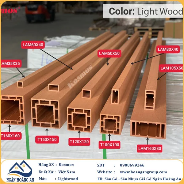 Thanh Lam Gỗ Nhựa Ngoài Trời Kosmos Light Wood Tại Quận 2 TPHCM Thanh Lam Gỗ Nhựa Ngoài Trời Kosmos Light Wood Tại Quận 2 TPHCM