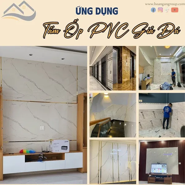 Ứng Dụng Của Tấm Nhựa Ốp Tường PVC Giả Vấn Đá Ứng Dụng Của Tấm Nhựa Ốp Tường PVC Giả Vấn Đá