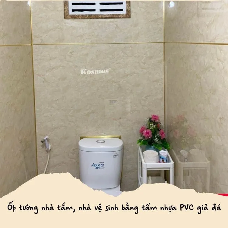 Ứng Dụng Của Ốp Nhà Vệ Sinh Bằng PVC Giả Vân Đá