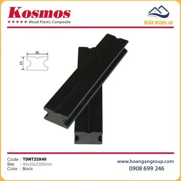 Xương Đà Nhựa Đặc Sàn Gỗ Ngoài Trời Kosmos TDNT40X25