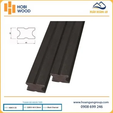 Xương Đà Nhựa Lót Sàn Gỗ Ngoài Trời Hobiwood HB40X25