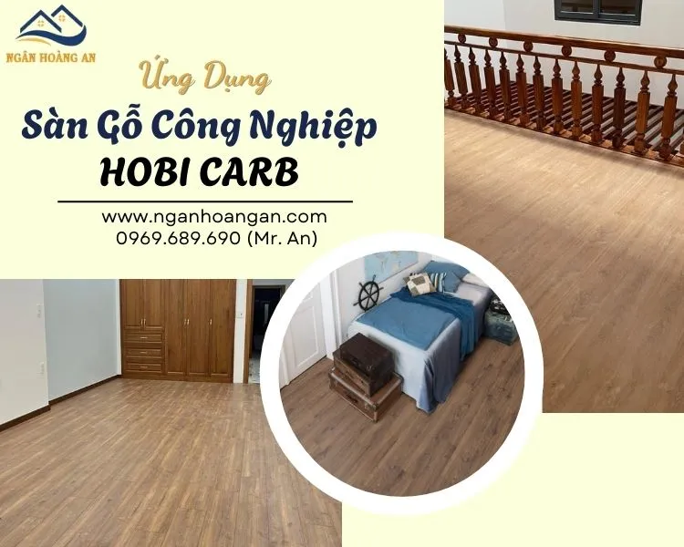 Hình Ảnh Ứng Dụng Lót Sàn Gỗ Công Nghiệp Hobi Carb 12mm