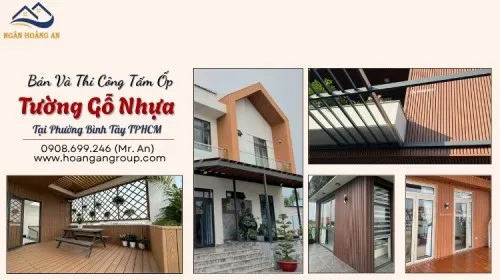 Bán Và Thi Công Tấm Ốp Tường Gỗ Nhựa Tại Phường Bình Tây TPHCM