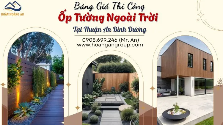 Bảng Báo Giá Ốp Tường Ngoài Trời Trọn Gói