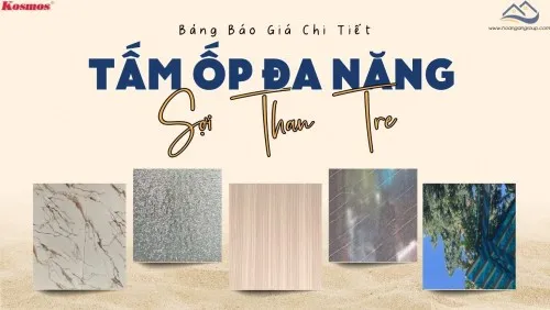 Bảng Báo Giá Tấm Ốp Đa Năng Sợi Than Tre Kosmos Mới Nhất