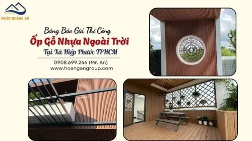 Bảng Báo Giá Thi Công Ốp Gỗ Nhựa Ngoài Trời Tại Xã Hiệp Phước TPHCM