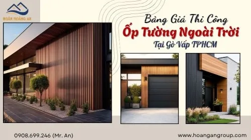 Thi Công Ốp Tường Gỗ Nhựa Ngoài Trời Trọn Gói Tại Gò Vấp TPHCM