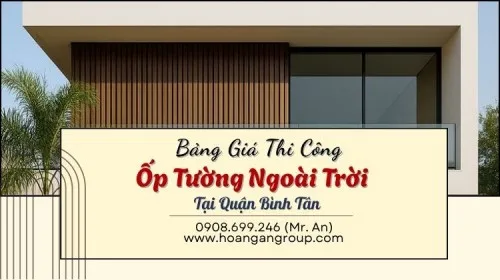 TOP 10+ Mẫu Ốp Tường Gỗ Nhựa Ngoài Trời Bền Đẹp Tại Bình Tân TPHCM