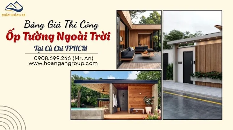 Bảng Báo Giá Trọn Gói Thi Công Ôp Tường Ngoài Trời Bảng Báo Giá Trọn Gói Thi Công Ôp Tường Ngoài Trời