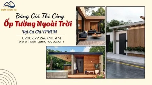 Đơn Vị Thi Công Ốp Tường Lam Sóng Ngoài Trời Uy Tín Tại Củ Chi TPHCM