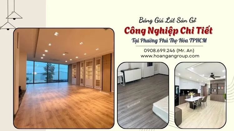 Bảng Giá Lát Sàn Gỗ Công Nghiệp Chi Tiết