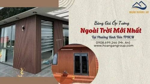 Bảng Giá Ốp Tường Ngoài Trời Mới Nhất Tại Phường Bình Tiên TPHCM