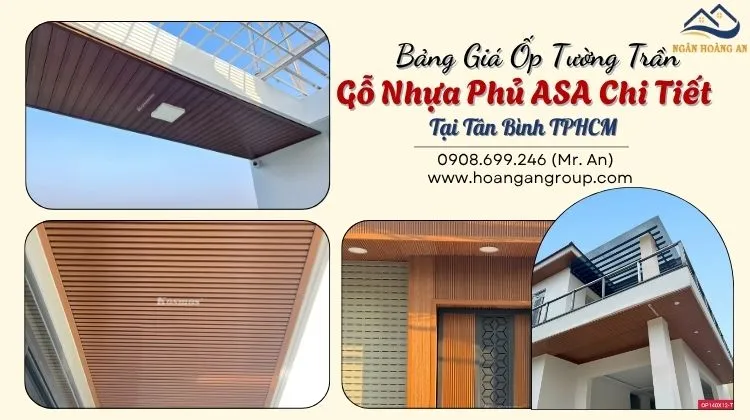 Phân Phối Và Thi Công Ốp Tường Trần Gỗ Nhựa Phủ ASA Phân Phối Và Thi Công Ốp Tường Trần Gỗ Nhựa Phủ ASA