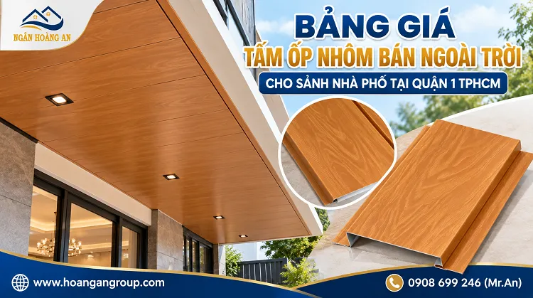 Bảng Giá Tấm Ốp Nhôm Bán Ngoài Trời Cho Sảnh Nhà Phố Tại Quận 1 TPHCM