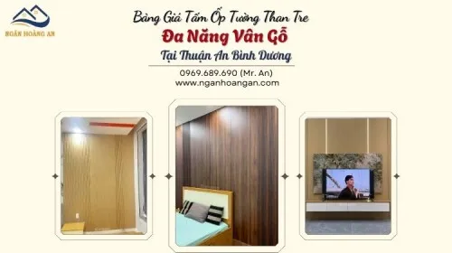 Bảng Giá Tấm Ốp Tường Than Tre Đa Năng Vân Gỗ Tại Thuận An Bình Dương