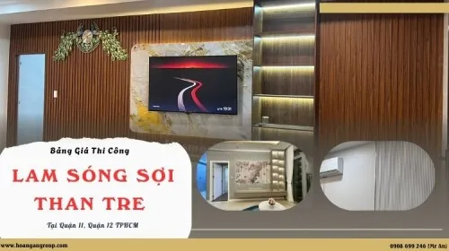 Bảng Giá Thi Công Lam Sóng Than Tre Tại Quận 11, Quận 12 TPHCM