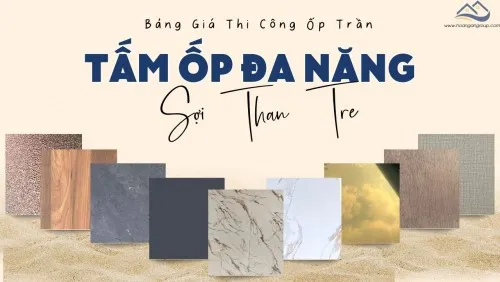Thi Công Ốp Trần Tấm Ốp Than Tre Có Giá Bao Nhiêu Tiền 1m2