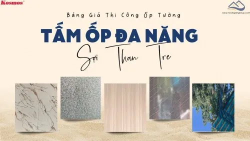 Giá Thi Công Ốp Tường Tấm Ốp Than Tre Bao Nhiêu Tiền 1m2?