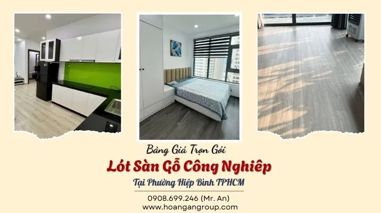 Bảng Giá Trọn Gói Lót Sàn Gỗ Công Nghiêp