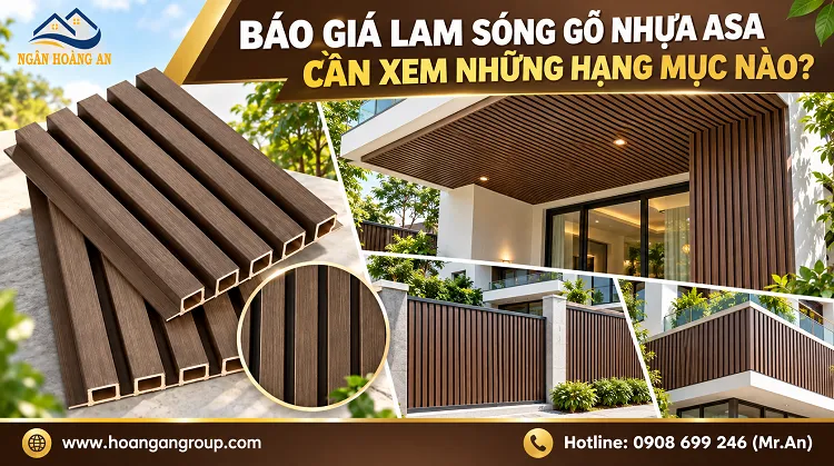 Báo Giá Lam Sóng Gỗ Nhựa ASA Cần Xem Những Hạng Mục Nào?