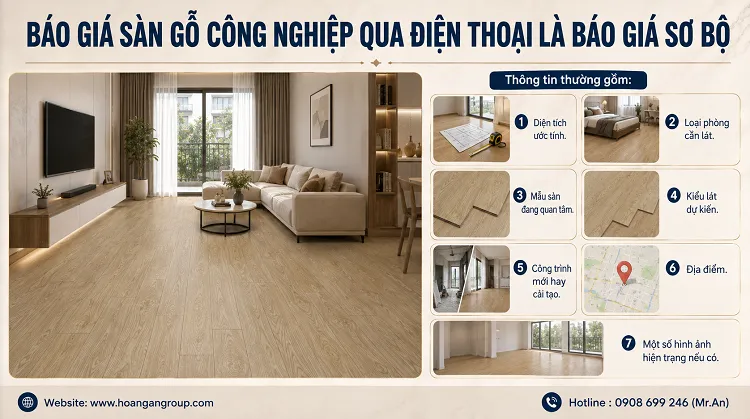 Báo Giá Sàn Gỗ Công Nghiệp Qua Điện Thoại Là Báo Giá Sơ Bộ Báo Giá Sàn Gỗ Công Nghiệp Qua Điện Thoại Là Báo Giá Sơ Bộ