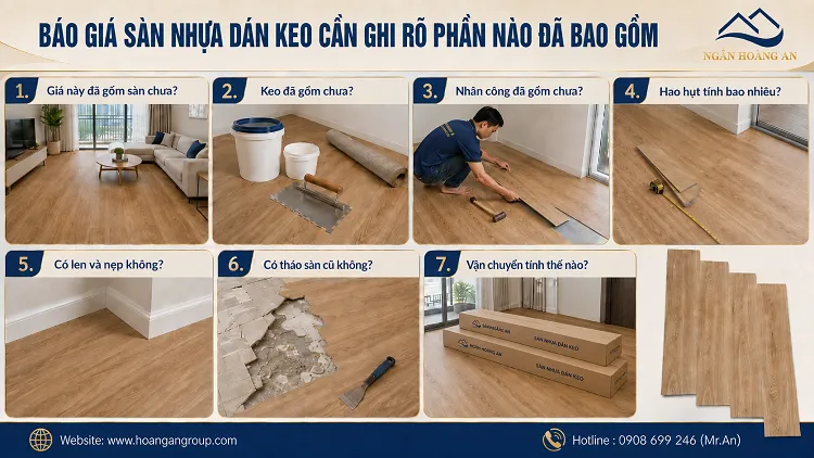 Báo Giá Sàn Nhựa Dán Keo Cần Ghi Rõ Phần Nào Đã Bao Gồm Báo Giá Sàn Nhựa Dán Keo Cần Ghi Rõ Phần Nào Đã Bao Gồm