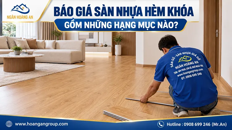 Báo Giá Sàn Nhựa Hèm Khóa Gồm Những Hạng Mục Nào?