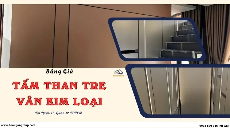 Báo Giá Tấm Ốp Than Tre Vân Kim Loại Tại Quận 11, Quận 12 TPHCM Báo Giá Tấm Ốp Than Tre Vân Kim Loại Tại Quận 11, Quận 12 TPHCM