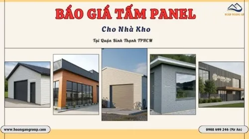 Báo Giá Tấm Panel Cho Nhà Kho Tại Quận Bình Thạnh TPHCM 