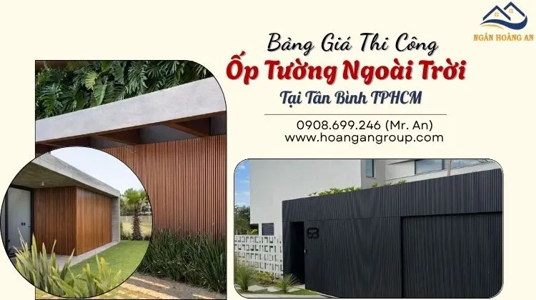 Báo Giá Thi Công Hoàn Thiện Ốp Tường Gỗ Nhựa Ngoài Trời