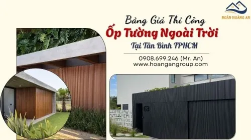 Địa Chỉ Bán Và Thi Công Ốp Tường Gỗ Nhựa Ngoài Trời Tại Tân Bình TPHCM