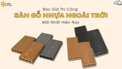 Báo Giá Thi Công Sàn Bể Bơi Gỗ Nhựa Ngoài Trời Hobi Wood Mới Nhất