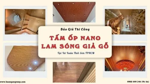 Báo Giá Thi Công Tấm Nano Và Lam Sóng Tại Xã Xuân Thới Sơn TPHCM