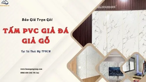 Báo Giá Trọn Gói Ốp Tường PVC Vân Đá - Vân Gỗ Tại Xã Thái Mỹ TPHCM