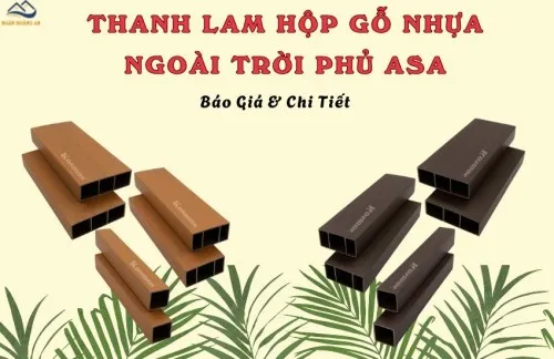 Báo Giá Và Chi Tiết Thanh Lam Hộp Nhựa Giả Gỗ Ngoài Trời Phủ ASA