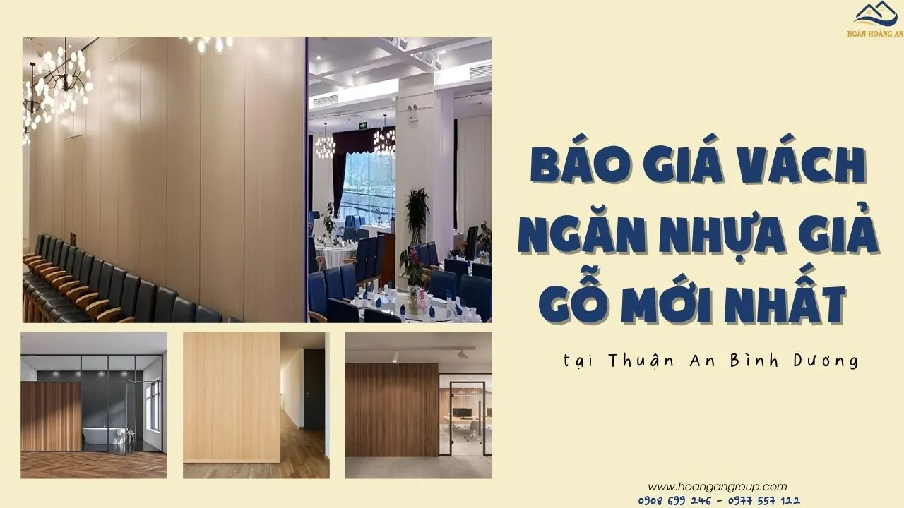 Báo Giá Vách Ngăn Nhựa Giả Gỗ Mới Nhất Tại Thuận An Bình Dương