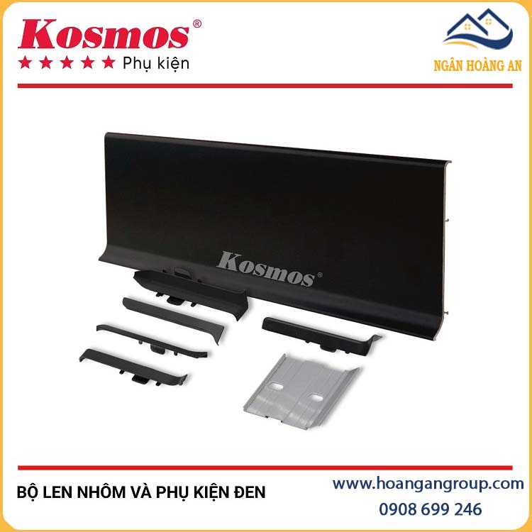 Đặc Điểm Nổi Bật Bộ Len Chân Tường Nhôm Kosmos 80mm Đen Đặc Điểm Nổi Bật Bộ Len Chân Tường Nhôm Kosmos 80mm Đen