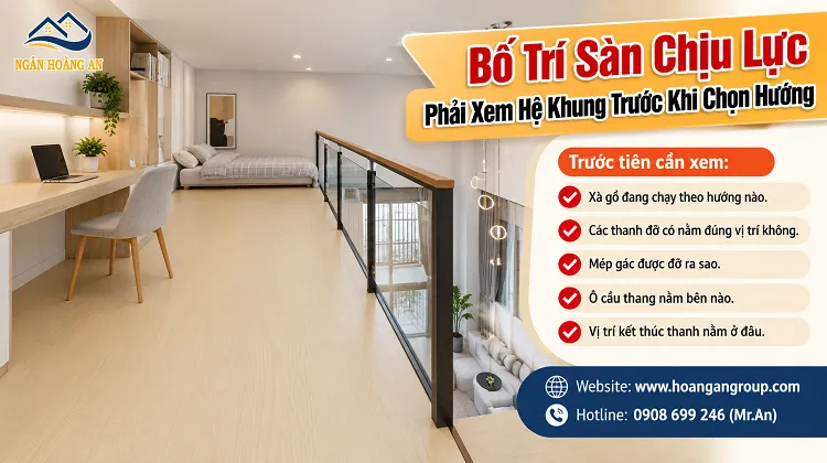 Bố Trí Sàn Chịu Lực Phải Xem Hệ Khung Trước Khi Chọn Hướng