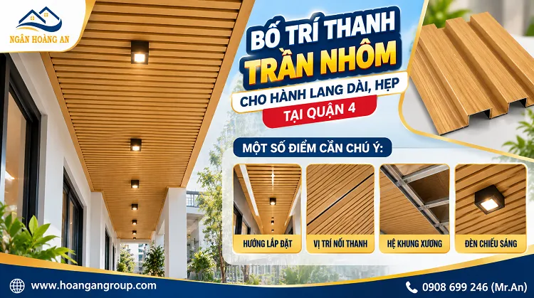 Bố Trí Thanh Trần Nhôm Cho Hành Lang Dài, Hẹp Tại Quận 4 Bố Trí Thanh Trần Nhôm Cho Hành Lang Dài, Hẹp Tại Quận 4