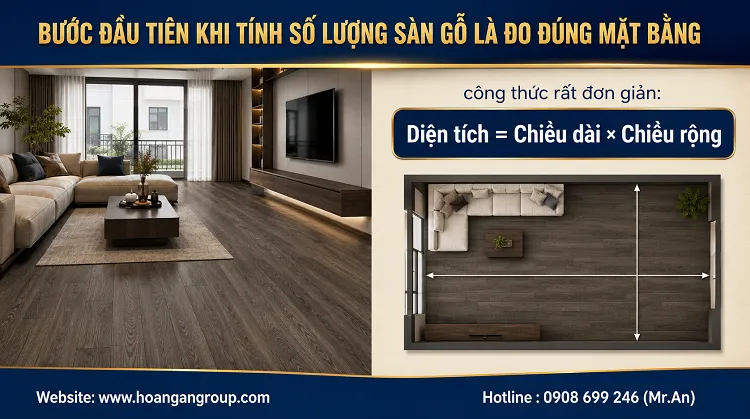 Bước Đầu Tiên Khi Tính Số Lượng Sàn Gỗ Là Đo Đúng Mặt Bằng Bước Đầu Tiên Khi Tính Số Lượng Sàn Gỗ Là Đo Đúng Mặt Bằng