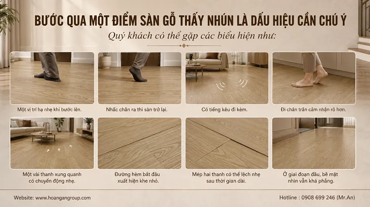 Bước Qua Một Điểm Sàn Gỗ Thấy Nhún Là Dấu Hiệu Cần Chú Ý