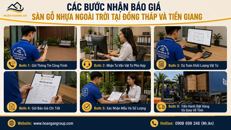 Các Bước Nhận Báo Giá Sàn Gỗ Nhựa Ngoài Trời Tại Đồng Tháp Và Tiền Giang