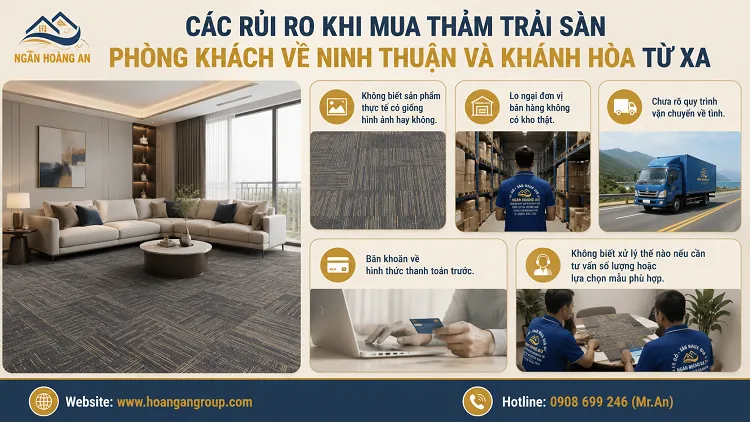 Các Rủi Ro Khi Mua Thảm Trải Sàn Phòng Khách Về Ninh Thuận Và Khánh Hòa Từ Xa Các Rủi Ro Khi Mua Thảm Trải Sàn Phòng Khách Về Ninh Thuận Và Khánh Hòa Từ Xa