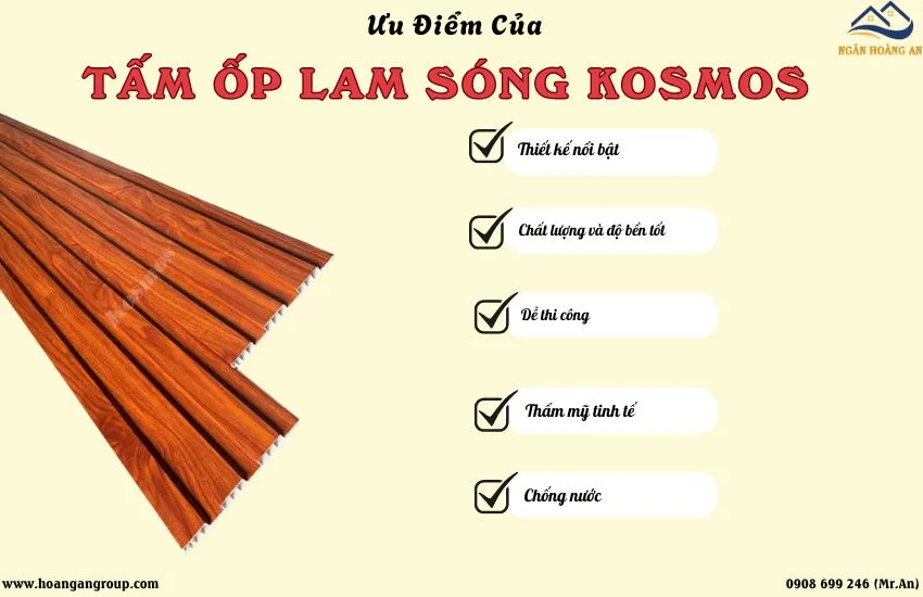 Các Ưu Điểm Nổi Bật Của Lam Sóng Giả Gỗ Kosmos Các Ưu Điểm Nổi Bật Của Lam Sóng Giả Gỗ Kosmos